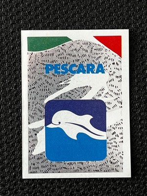 ABZEICHEN ABZEICHEN BADGE FOIL PESCARA FUSSBALL 91 EUROFLASH FIGUREN