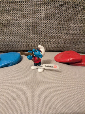 RARE from band orchestra with trumpet Smurfs smurfs (E08)