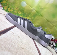 🔥Adida VL Court 3.0 Men's Grey Sneaker ID6276 US 9~13 Was$75 NWB