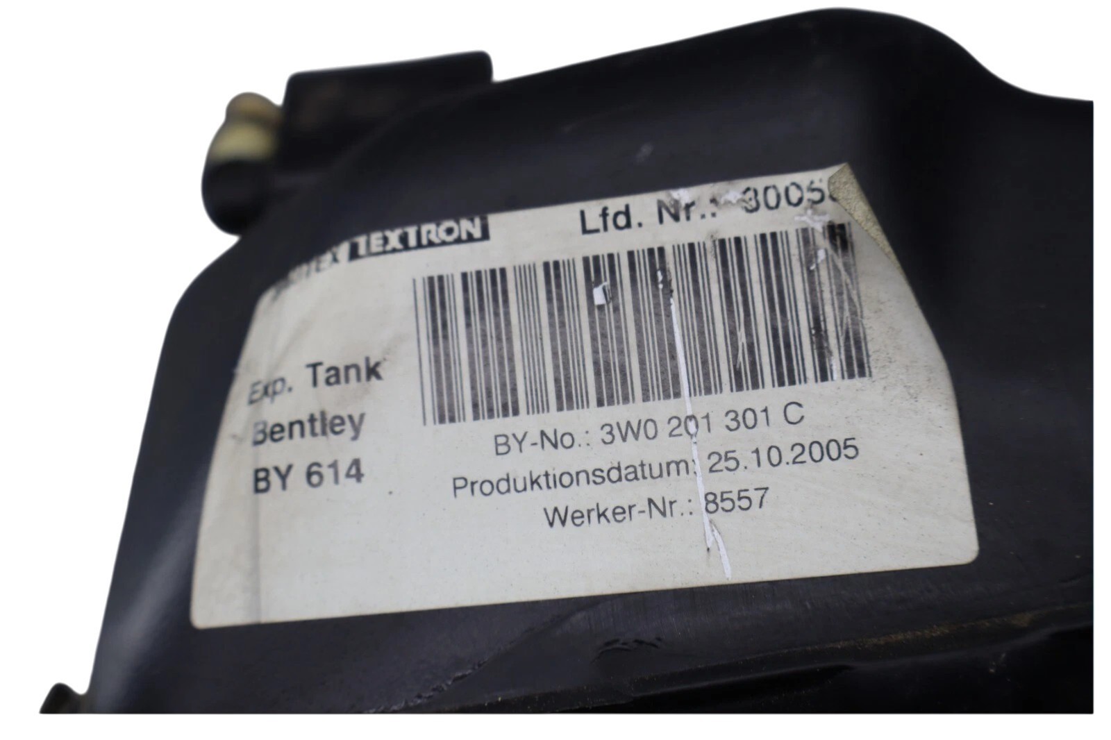 03-12 Bentley Continental Flying Spur Fuel Expansion Reservoir 3W0201301C OEM