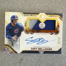 2025 Topps Diamond Icons - Autographed Jumbo Patches Cody Bellinger #AJP-CB /25