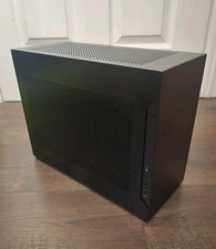 Lian Li - Dan Case A4-H2O, ITX Case With PCI-E 4.0 Riser Cable Black