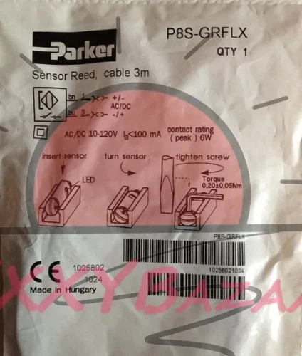 1PC Parker P8S-GRFLX P8SGRFLX Sensor Solenoid Valve New~
