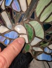 Metal Base Tiffany Style Lotus Water Lily Stained Glass Handcrafted Table Lamps — photo 7