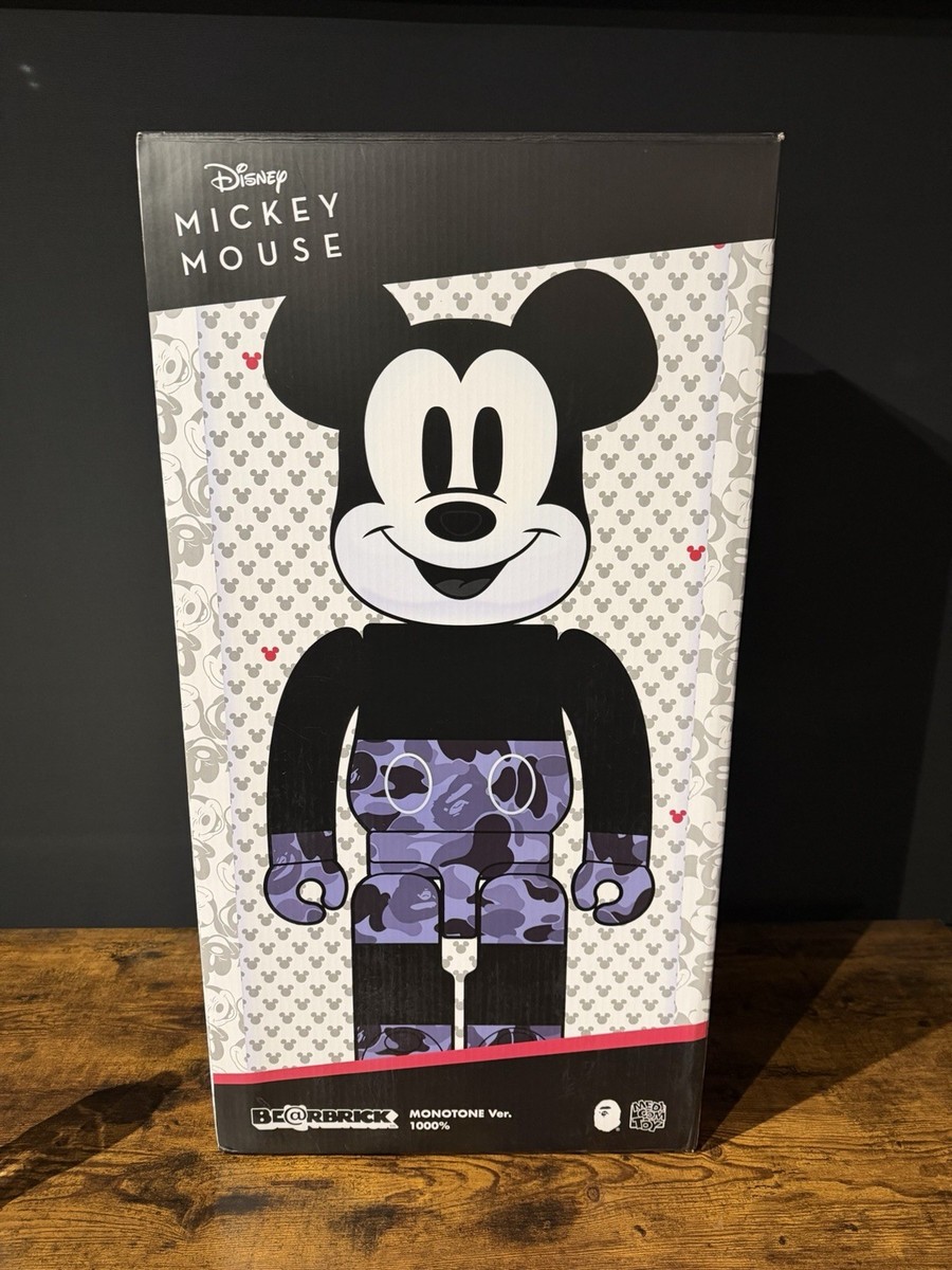 Medicom Toy Bearbrick BE@RBRICK x Bape Mickey Mouse 1000% Figure