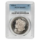 1878S Morgan Silver Dollar $1 PCGS MS 64 PL