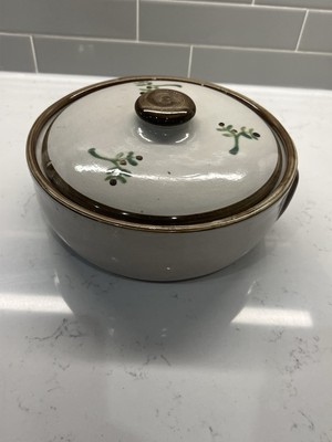 LOUISVILLE STONEWARE LARGE 4QT Covered Casserole Serving Bowl Dish