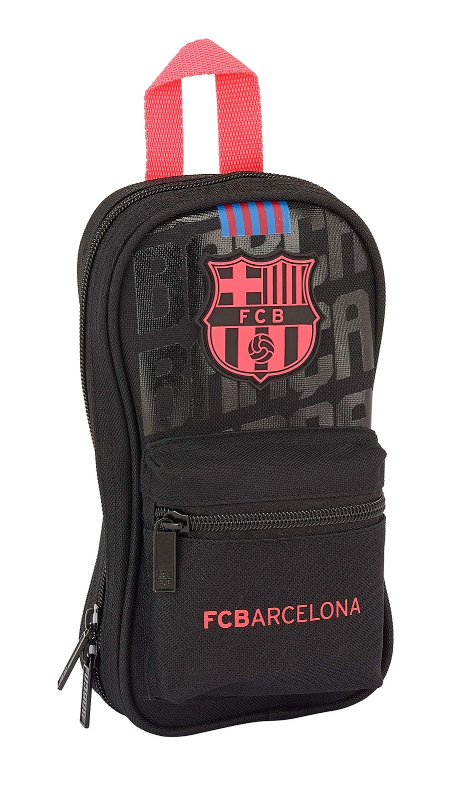 FC Barcelona Safta - F.c. Oficial Neceser Con 4 Estuches Y Útiles Pencil Cases,