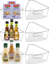 Lazy Susan Cabinet Organizer Bins for 26"/ 28"/ 32" Diameter Corner Organizer, P