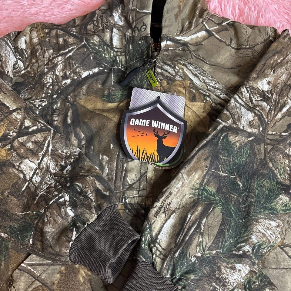 Realtree X Game ganador chaqueta y pantalón Woodland Camo nuevo con etiquetas niños 6  Foto 2 de 4
