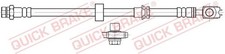 QUICK BRAKE BREMSSCHLAUCH VORDERACHSE LINKS passend für SEAT ALHAMBRA VW SHARAN 