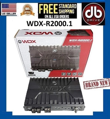 DB DRIVE WDX-R2000.1 WDX Reference Class-D Mono Amplifier 2000W WDXR2000.1