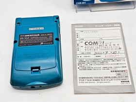 Nintendo Game Boy Color Teal Boxed Japan