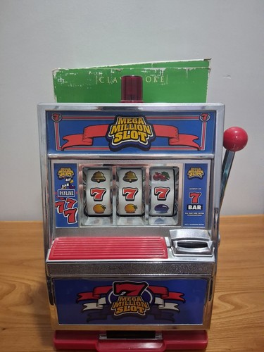 Claybooke Mega Million Slot Vegas Style Slot Bank Works With Original Box