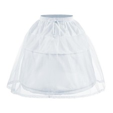 Girls Petticoat Comfortable Full Slip for Cosplay Wedding Stage Performance