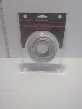 NEW RadioShack 50-ft Telephone Line Cord Modular 4-Pin RJ -11 / RJ -14 04 -26