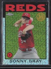 Sonny Gray 2021 Topps 1986 35th Anniversary Chrome (Series 1) #86BC-72 Reds