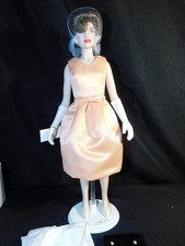 RARE Franklin Mint The Jackie Kennedy Doll Peach Suit India State Visit W/Box