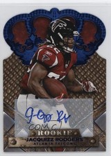 2011 Panini Crown Royale Rookie Blue Signatures /50 Jacquizz Rodgers Auto 13c5