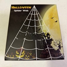 NEW Giant Halloween Spider Web Decoration 16.4x15.7ft Outdoor Decor Prop
