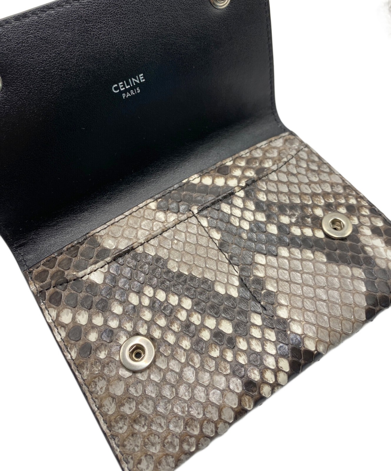 Celine Biker Chain Wallet Python J5634 - image 4