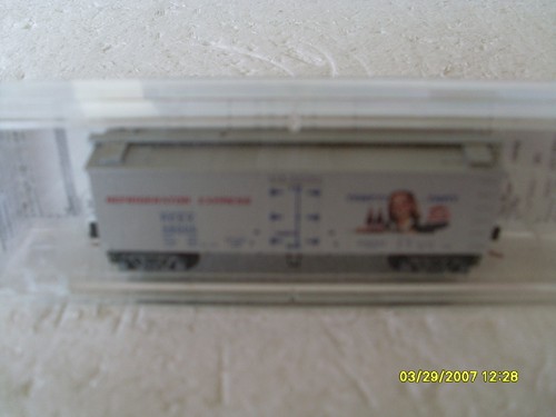 MICRO TRAIN LINE N-SCALE PEPSI PEPSI-COLA 36' SHEATHED ICE REEFER P.C.E.X.58506 | Zustand: Used