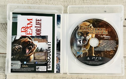 Cabela's Dangerous Hunts 2013 Playstation 3 PS3 Video Game and Fearmaster Gun - Picture 5 of 6