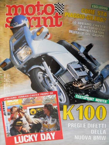 Motosprint 39 1983 Wie geht es Piaggio - Gilera? Neuer BMW K 100 Test [Q77]