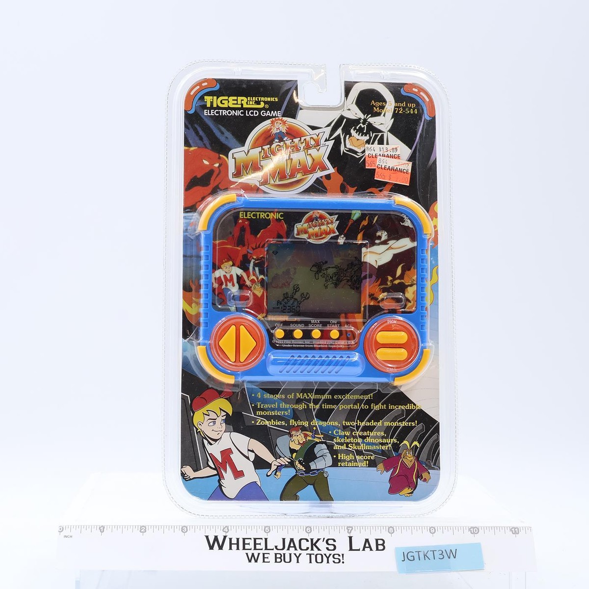 Mighty Max 1993 Tiger Electronic LCD Handheld Game Vintage NEW