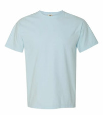 Comfort Colors 100 Cotton Garment-Dyed Heavyweight T-Shirt Light Blue XL