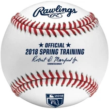 New 2018 MLB Spring Training Game Ball