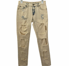 Carmar Los Angeles Jeans Womens 26 Distressed Holes New