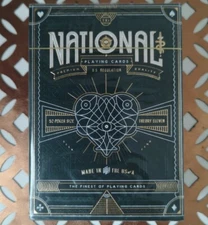 Green National Playing Cards New & Sealed Theory11 USPCC Deck