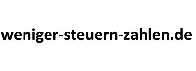 Top-Level Domain weniger-steuern-zahlen.de zu verkaufen!