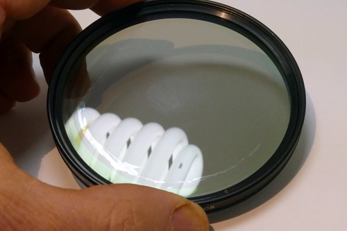 C-PL 86mm Circular Polarizer Filter - with DAMAGED COATING separation - Picture 7 of 14