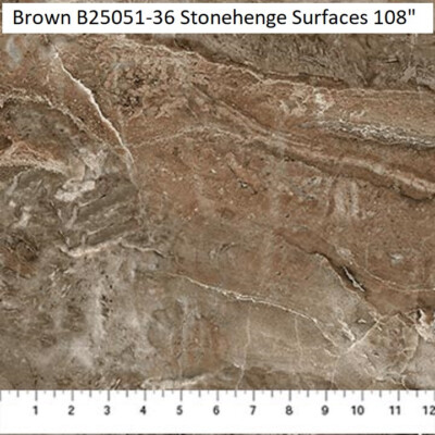 Stonehenge Surfaces Back 108'' Cotton Quilt fabric Northcott 25051-36 Brown