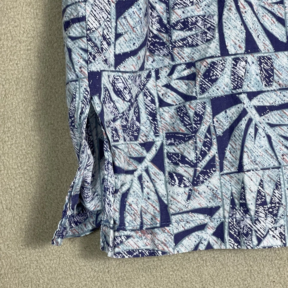 Tori Richard Shirt Adult Small Purple Hawaiian Beach Party Short Sleeve Mens - Image 3 of 4