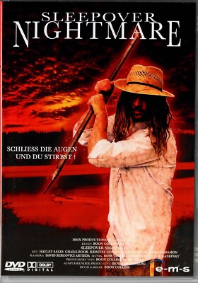 Sleepover Nightmare Schliess die Augen und Du stirbst FSK18 DVD Uncut Version 