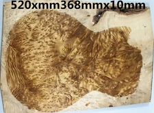 5A Electric Bass Drop Top Birdseye Golden Camphor Wood Burl Set Luthier Supply