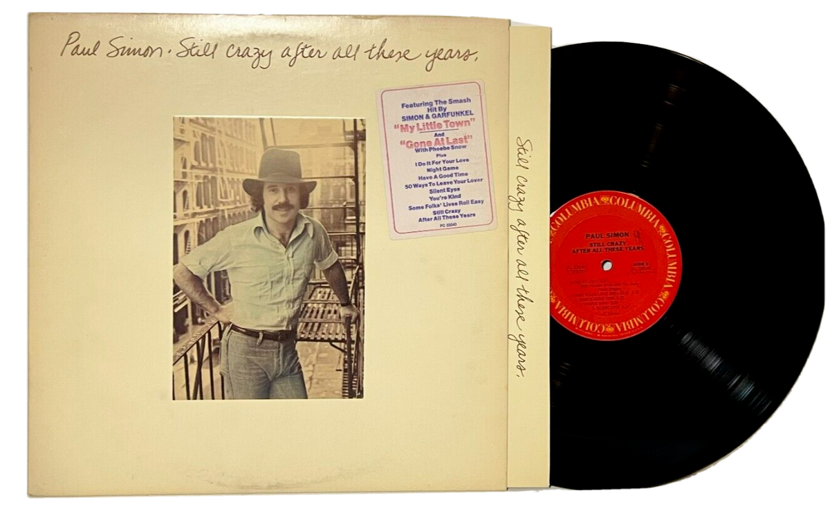 Paul Simon Still Crazy After All These Years Vinyl Record LP +