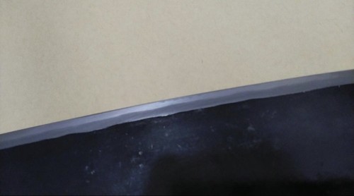Takeda Hamono NAS Santoku 170mm aogami super Kurouchi Japanese chef knife - Picture 9 of 10