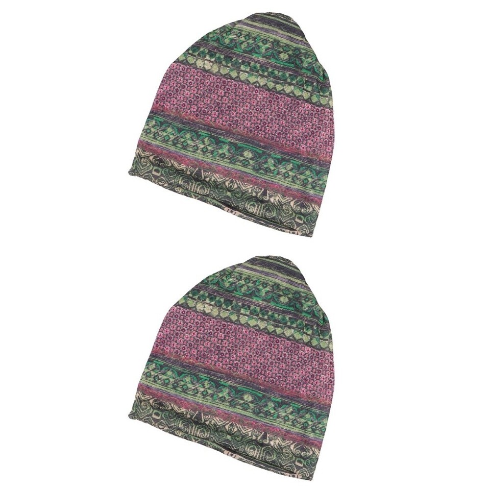 2 Count Cotton Beanie Hats Headwrap for Women Doll House Windows eBay