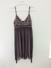 Teeze Me 90s Sheer Layered Pleated Prom Dress Size S