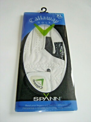 HERREN CALLAWAY XSPANN LEDERHANDSCHUHE - RH GOLFHANDSCHUH FÜR LH GOLFER - XL