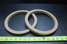 2 MDF SPEAKER RING SPACER 8 INCH WOOD 3/4 THICK FIBERGLASS BOX ENCLOSE RING-8R
