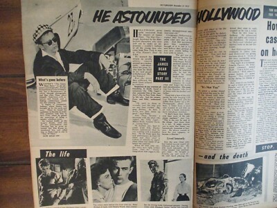 De-1957 Picturegoer Mag(JAMES DEAN/BEVERLY GARLAND/JOHN KITZMILLER/SOPHIA LOREN)