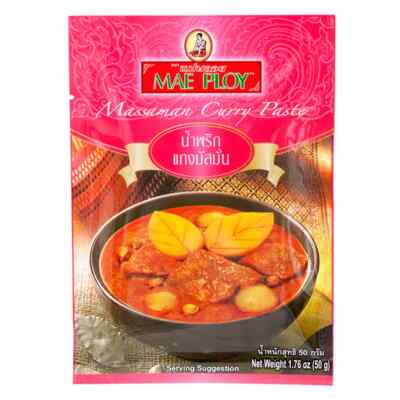 50g x2  Massaman Red Curry Paste Easy Cooking Recipe Thai Food Oriental Mae Ploy