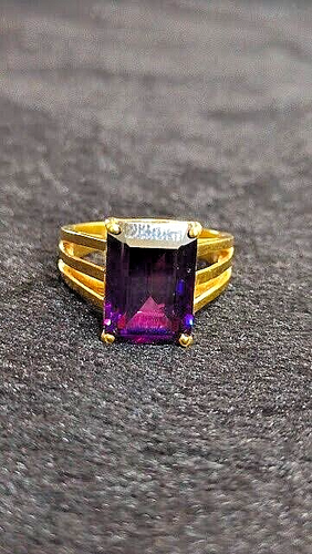Bague Mariage Plaqué Or 14k - Opale Simulée Et Diamants Halo - Taille Sur Demande - Neuf
