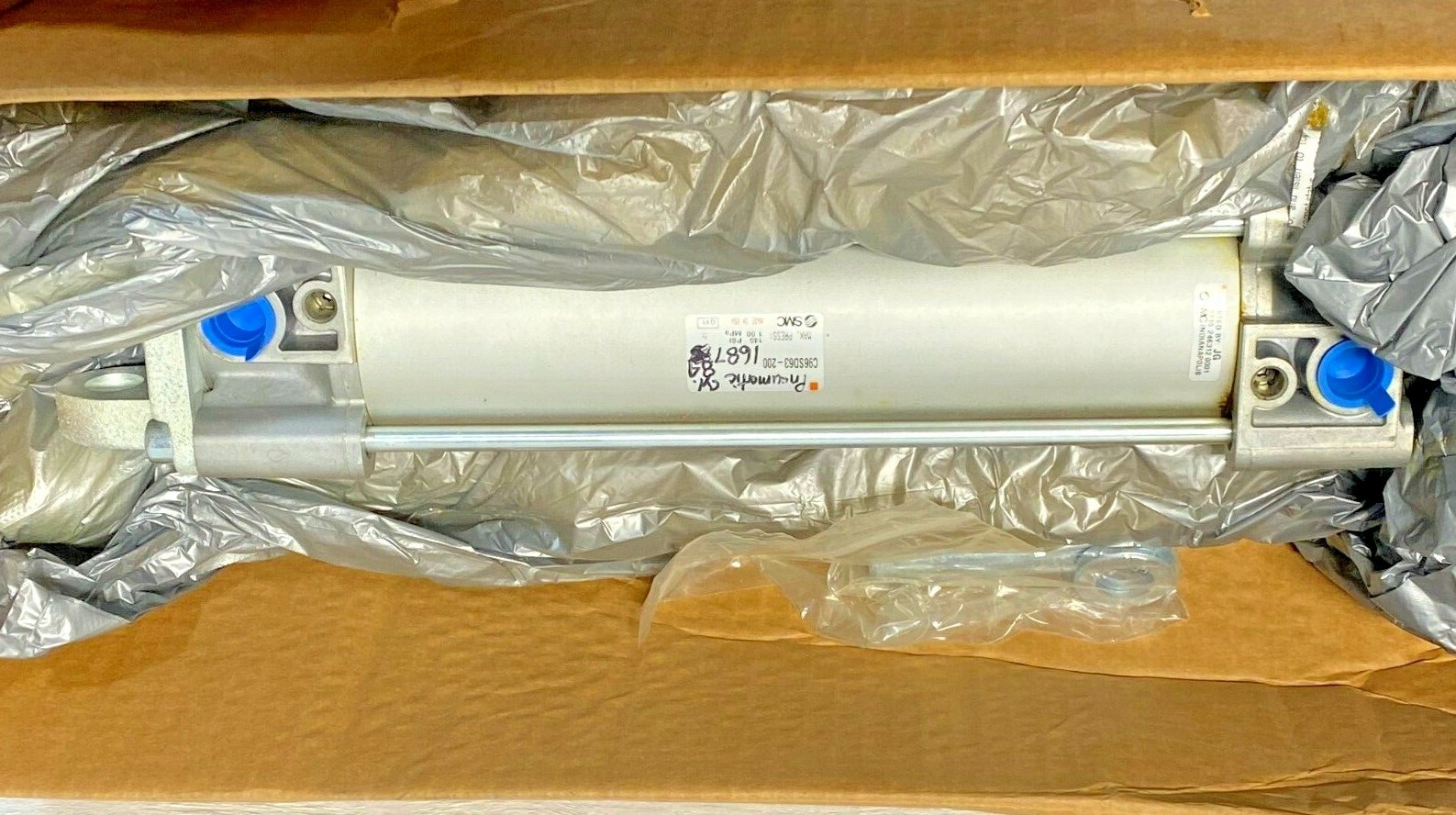 SMC Pneumatic Cylinder C96SD63-200 Tie Rod 22E