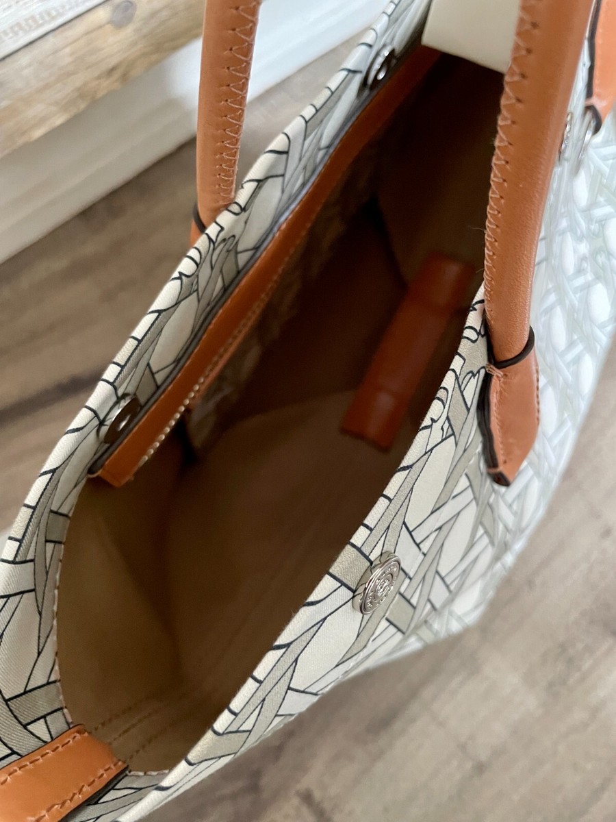 tory burch SMALL CANVAS BASKETWEAVE TOTE | eBay tory burch SMALL CANVAS BASKETWEAVE TOTE | eBay